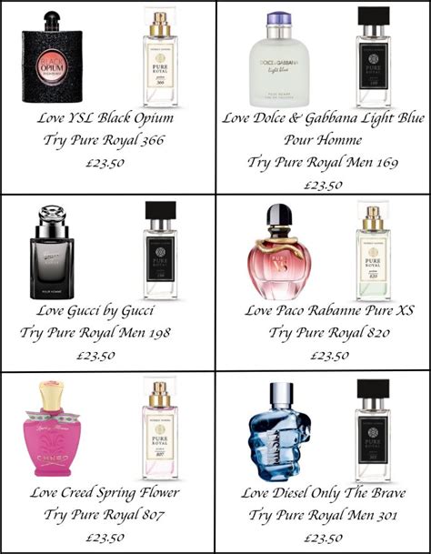 pure royal perfume dupes